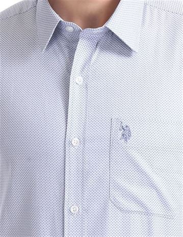 U.S. Polo Assn. Men Printed Formal Wear Shirt